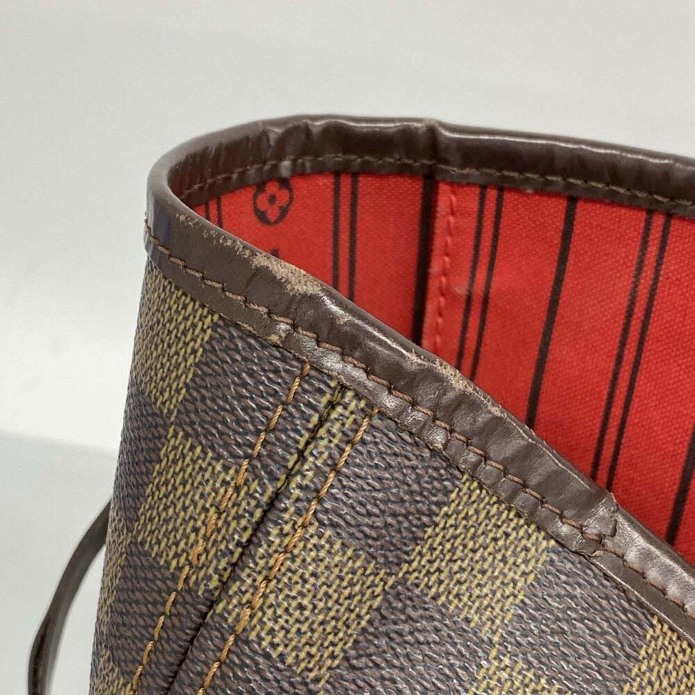LOUIS VUITTON Brown Damier Neverfull MM Tote Bag - Picture 7 of 11